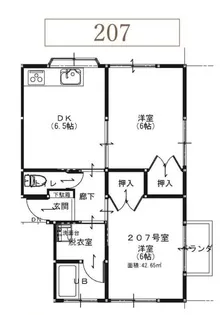 新潟県長岡市左近3【アパート】の間取り