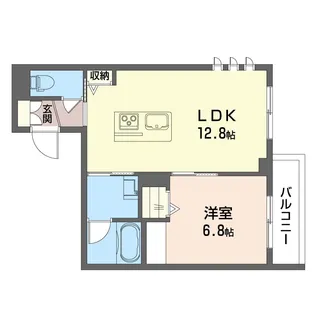 カーサ上目黒【2階】の間取り