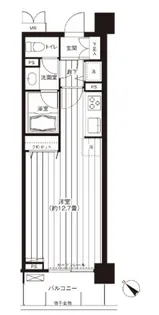 カナーリス月島【7階】の間取り