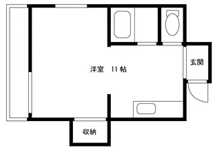 春日ビル【5階】の間取り