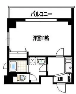 Human-Heim Nakakasai【6階】の間取り