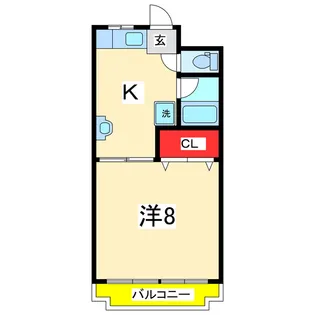 フェニックス学校町【3階】の間取り