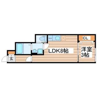 エスポワール桜【1階】の間取り