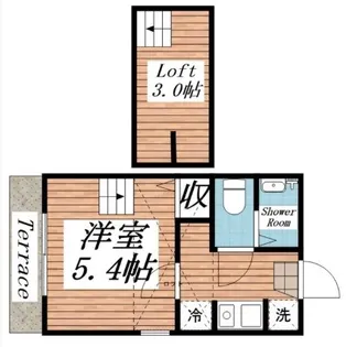 神奈川県川崎市多摩区西生田5【アパート】の間取り