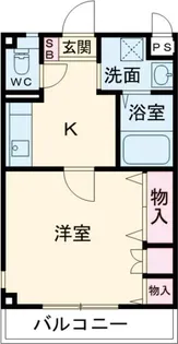 ハートフルOKA【1階】の間取り