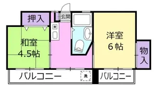 松戸パレス【11階】の間取り