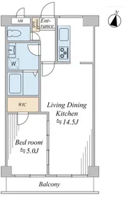 ピアコート【7階】の間取り
