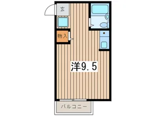 イナゲハイツ【1階】の間取り