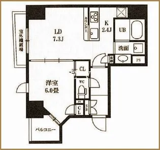 PEAKS神田【4階】の間取り
