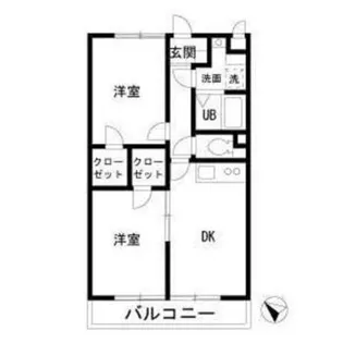 ファーストワン【2階】の間取り