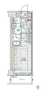 ブライズ神楽坂DUE【4階】の間取り