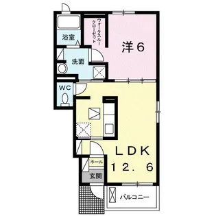 プロムナード【1階】の間取り