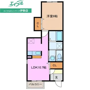 フェリーチェ A棟【1階】の間取り