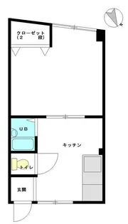 マンション豊島【1階】の間取り