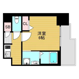 エスリードレジデンス大阪グランノースII【2階】の間取り