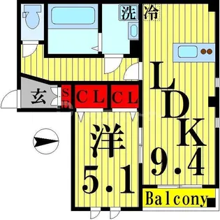 Portofino(ポルトフィーノ)【2階】の間取り
