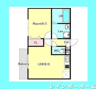 ジーメゾン鎌ケ谷シエル【2階】の間取り