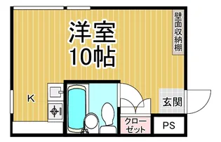 サンハウスフクシマ【1階】の間取り