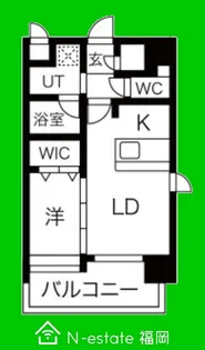 福岡県福岡市早良区城西2【マンション】の間取り