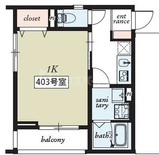 MAISON SA XVIII(メゾンエスエー エイティーン)【4階】の間取り