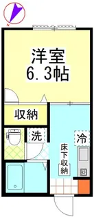 リーベンエック【1階】の間取り