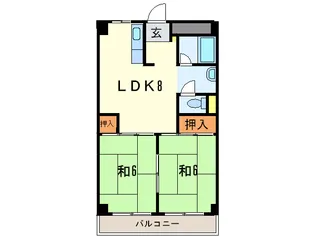 加島第3マンション【3階】の間取り