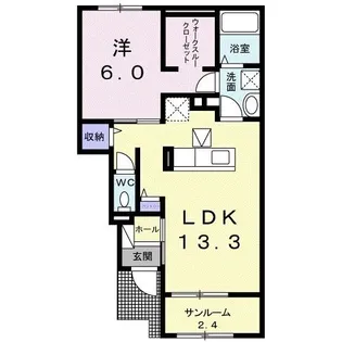 オリゾン【1階】の間取り