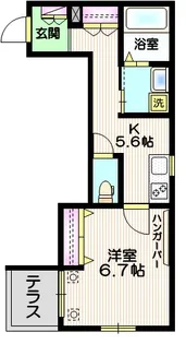 BRIGHT HILLS URAWA【1階】の間取り