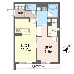 SHM パーク ヒルズ【1階】の間取り