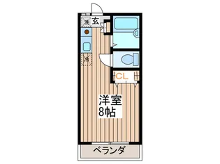 コーポ純II【1階】の間取り