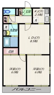 シオン山王2【2階】の間取り