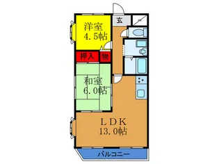 サンサ-ラ翁【3階】の間取り