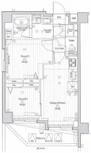 PREMIUM CUBE 両国【2階】の間取り