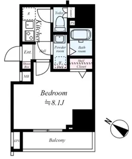 AXAS HY’s板橋区役所前【13階】の間取り