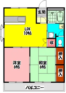 ふれぐらんすさつき【3階】の間取り