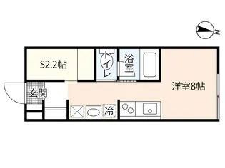 プリマヴェーラ阿品【2階】の間取り