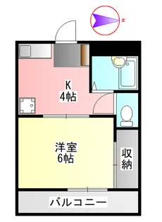 第3ハイツタマキ【2階】の間取り