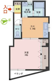 メゾンイースト【2階】の間取り