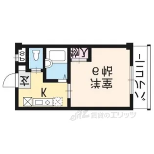 サンウエストくら【3階】の間取り