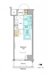 プラウドフラット本所吾妻橋【2階】の間取り