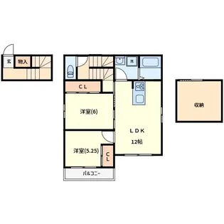 AVANTI【2階】の間取り