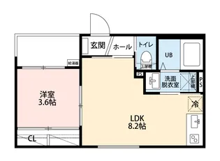 Crecia前原東【1階】の間取り