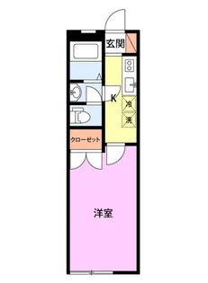 蓮A【2階】の間取り