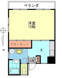 シャトレ原新町【3階】の間取り