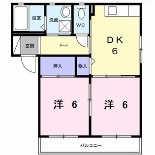 DOMICILE伊賀A【2階】の間取り