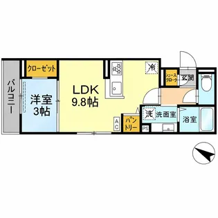 セイメイユール【2階】の間取り