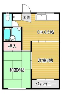 セントラルハイツうえき【3階】の間取り