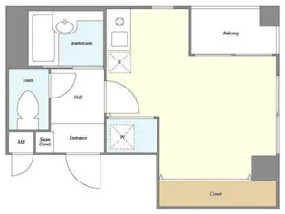 ヴィラ南蒲田【2階】の間取り