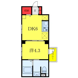 ウィロー板橋本町【2階】の間取り