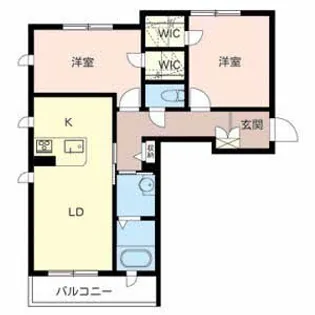 アゼリアコート曽根南【3階】の間取り